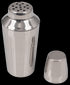 Cocktail Shaker Set, 3 Piece, 16 oz., Strainer & Jigger Top,