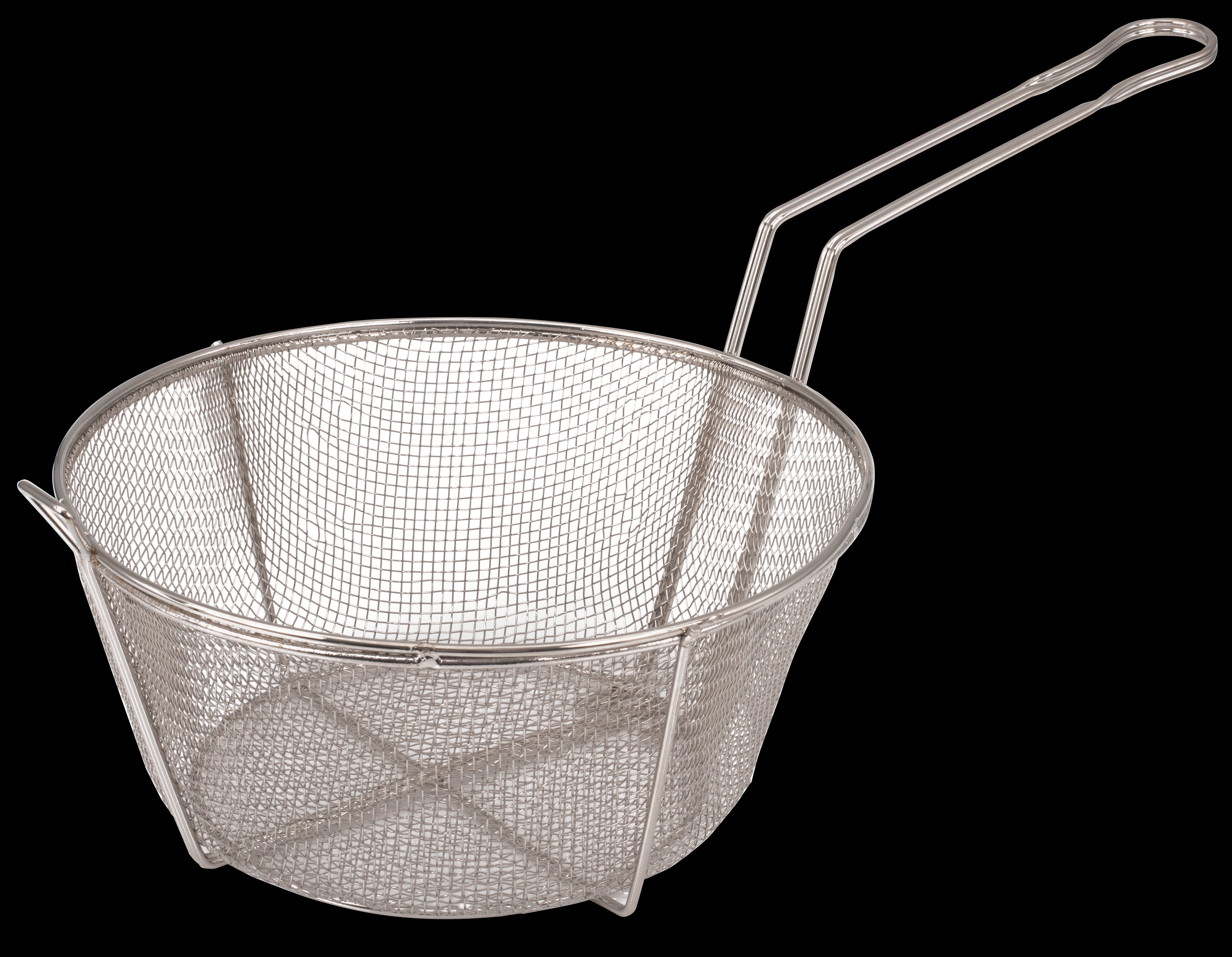 Wire Fryer Basket, 8 Quart, 12" Dia., Reinforced