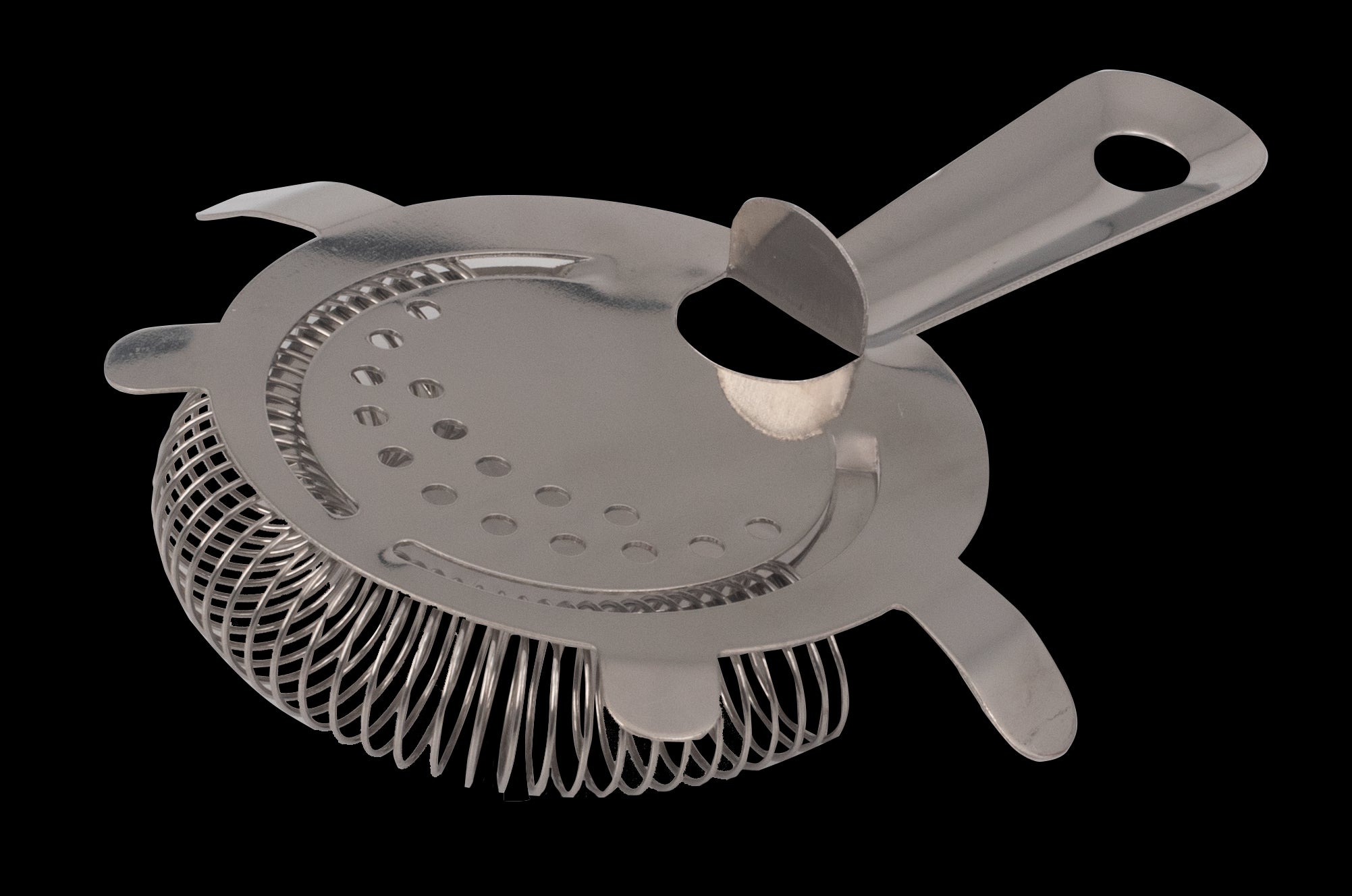 Cocktail Strainer, 4 Prong, Stainless Steel