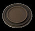 Tray, Rubber Lined 11" Round Fiberglass, Black-NSF