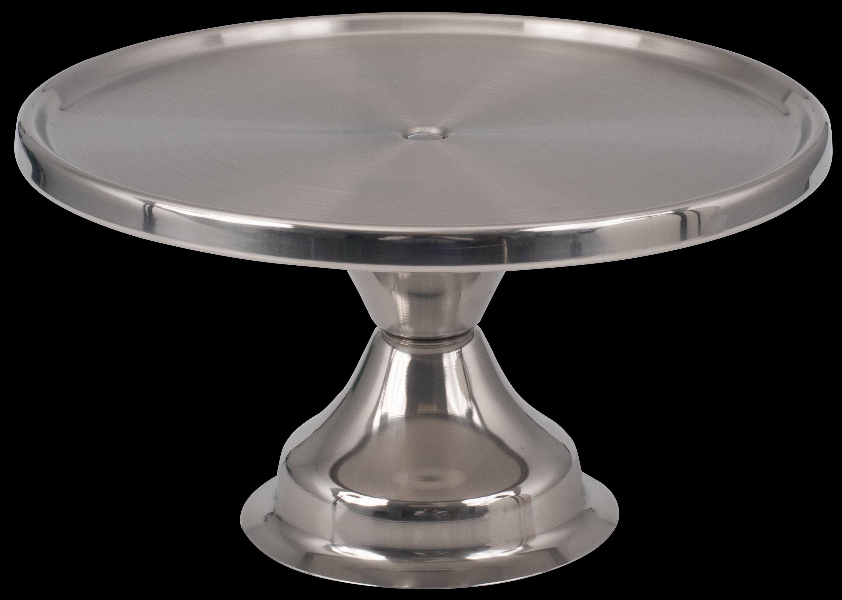 Cake Stand, For 12" Dia. Cake Covers, 7-3/4" High, Stainless