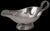 Gravy Boat, 8 oz., Handle And Foot Welded To Body, Polished