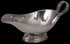 Gravy Boat, 8 oz., Handle And Foot Welded To Body, Polished