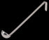 Ladle, 1 oz., One Piece Stainless Steel