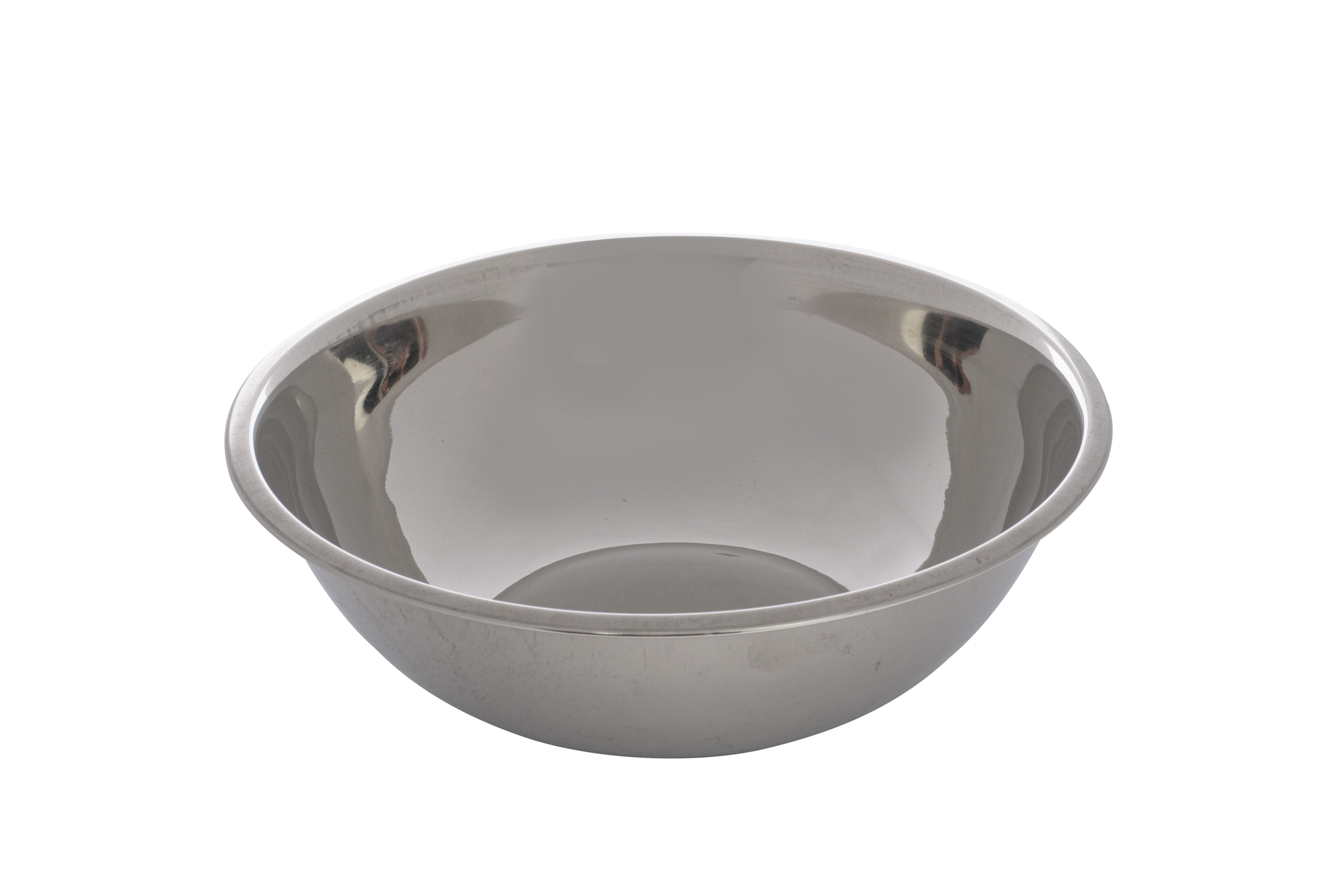 Mixing Bowl, 4 Qt., Capacity, 10-3/4" Dia., Stainless Steel