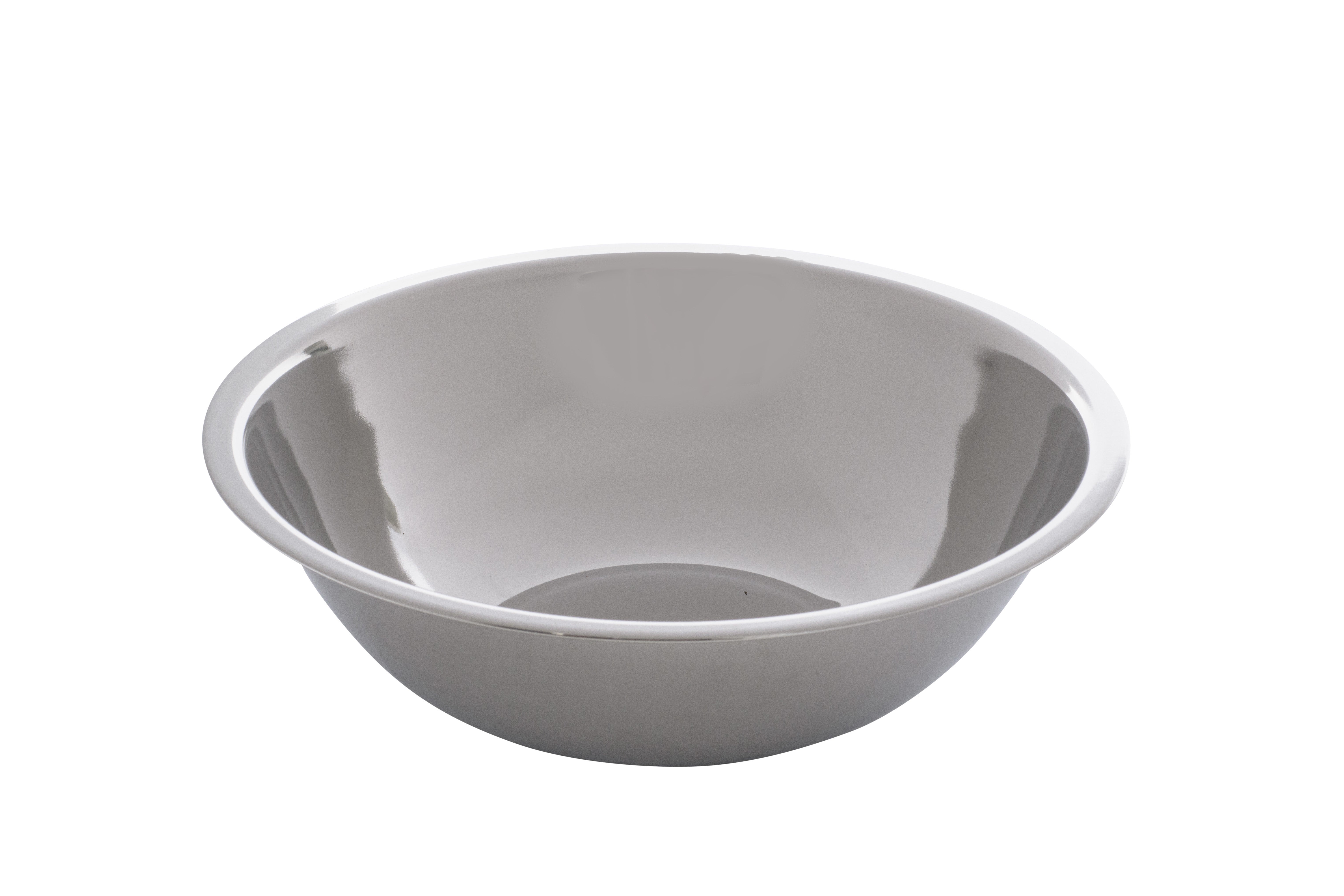 Mixing Bowl, 5 Qt., Capacity, 11-1/2" Dia., Stainless Steel