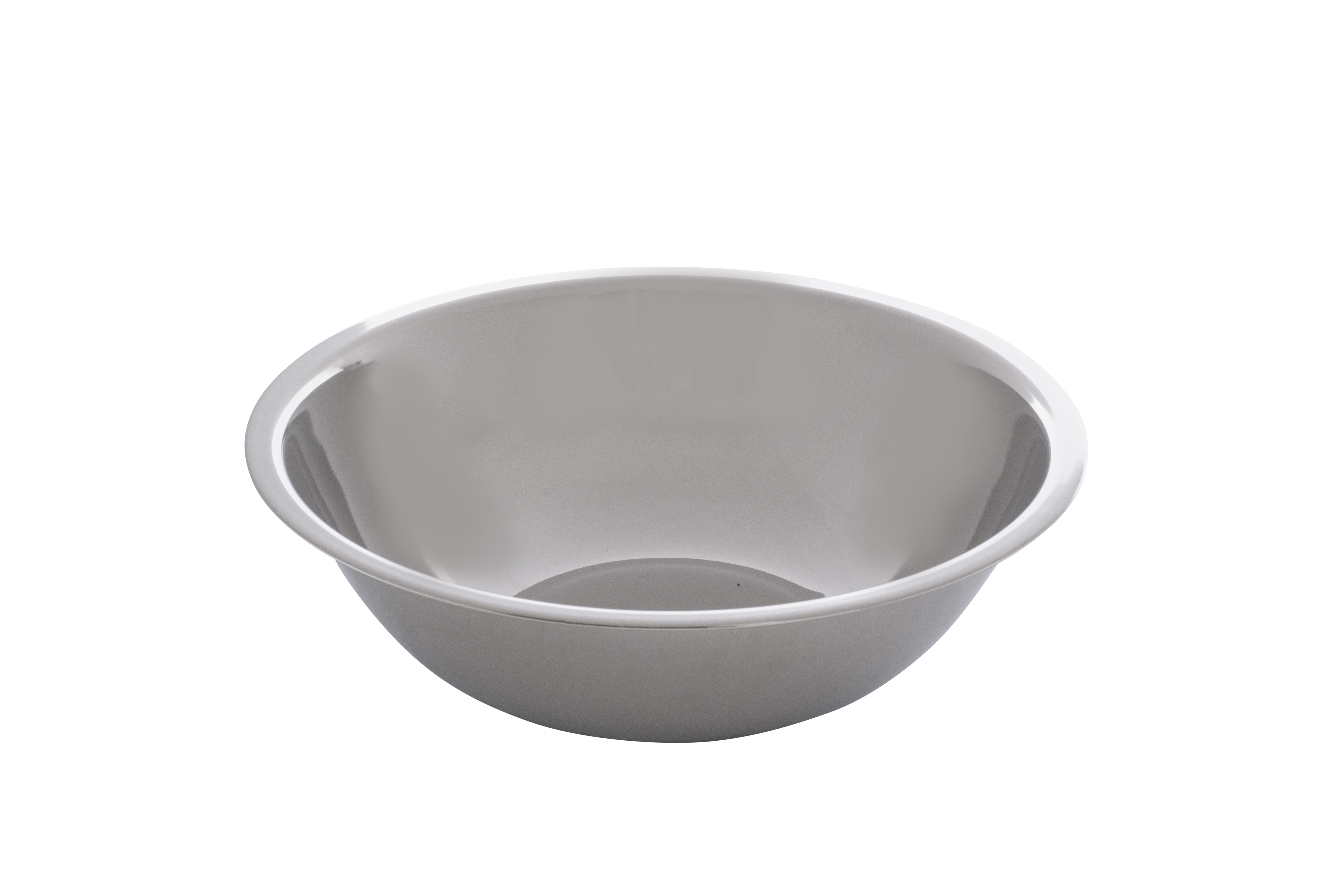 Mixing Bowl, 16 Qt. Capacity, 17-3/4" Dia., Stainless Steel