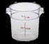 Food Storage Round 6 Qt Clear Polycarbonate