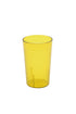 Tumbler, 5 oz., Pebbled, Amber, Dishwasher Safe, Stackable, San Plastic, BPA Free