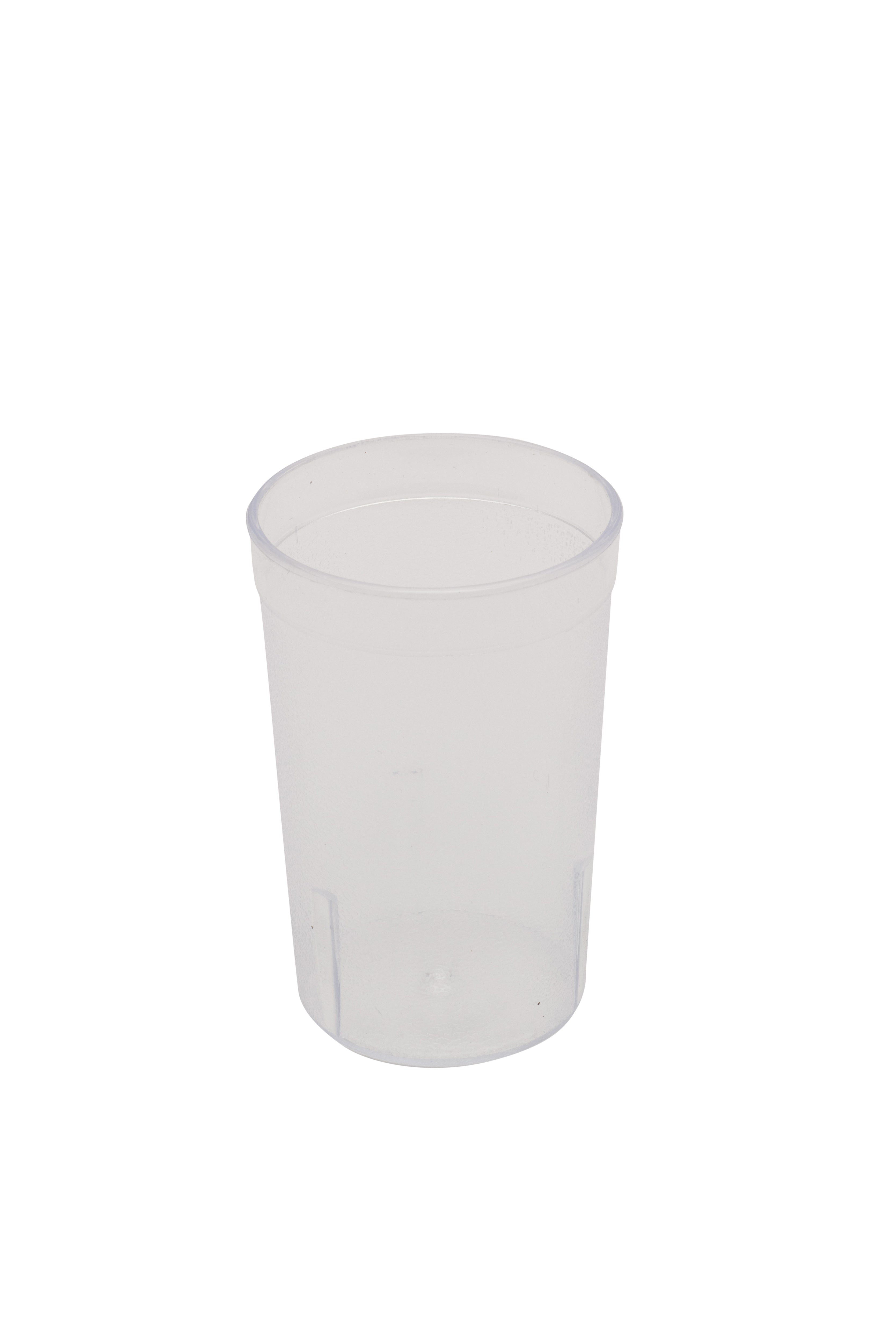 Tumbler, 5 oz., Pebbled, Clear, Dishwasher Safe, Stackable, San Plastic, BPA Free