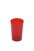 Tumbler, 5 oz., Pebbled, Red, Dishwasher Safe, Stackable, San Plastic, BPA Free