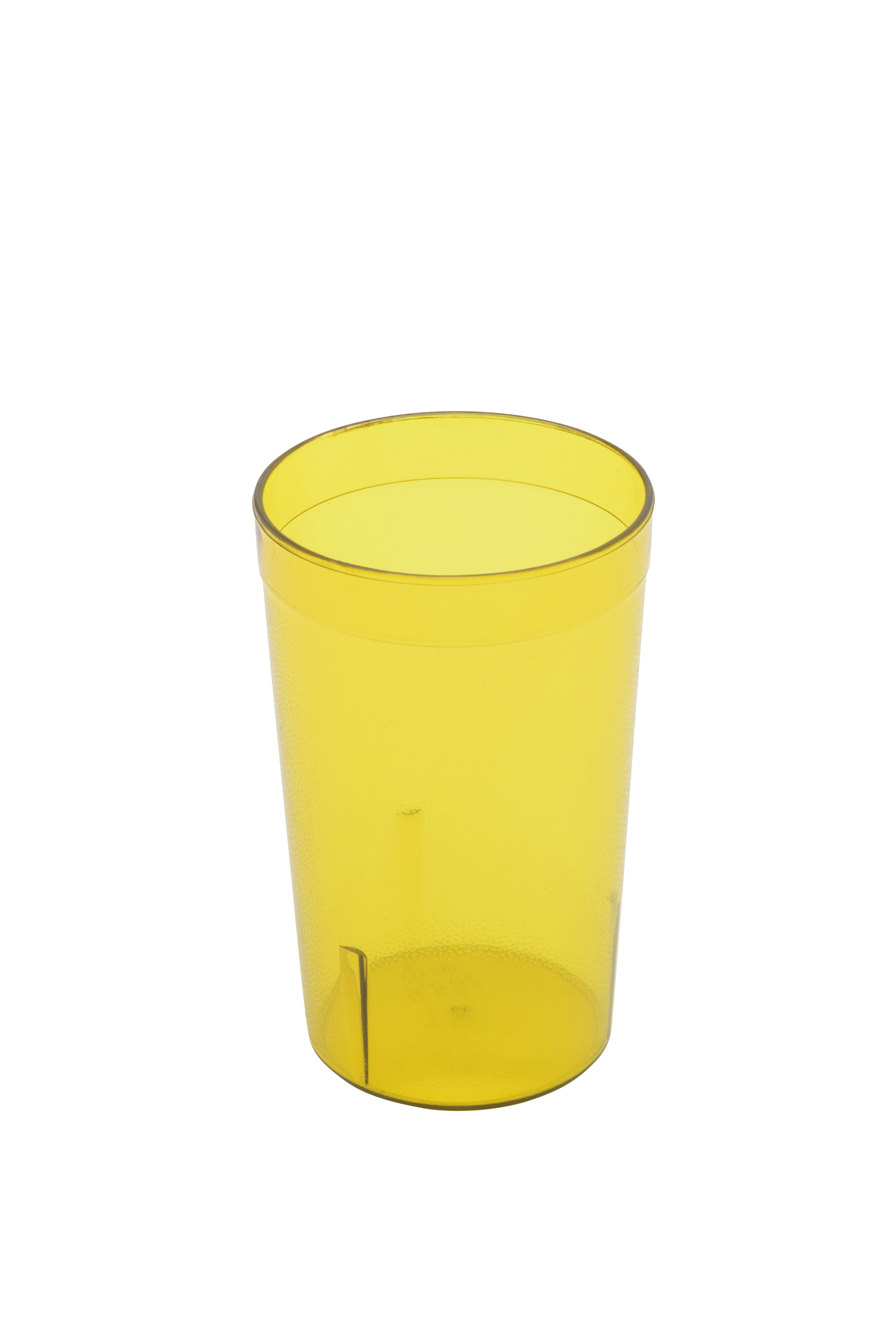 Tumbler, 9-1/2 oz., Pebbled, Amber, Dishwasher Safe, Stackable, San Plastic, BPA Free