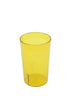 Tumbler, 9-1/2 oz., Pebbled, Amber, Dishwasher Safe, Stackable, San Plastic, BPA Free