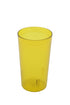 Tumbler, 12 oz., Pebbled, Amber, Dishwasher Safe, Stackable, San Plastic, BPA Free