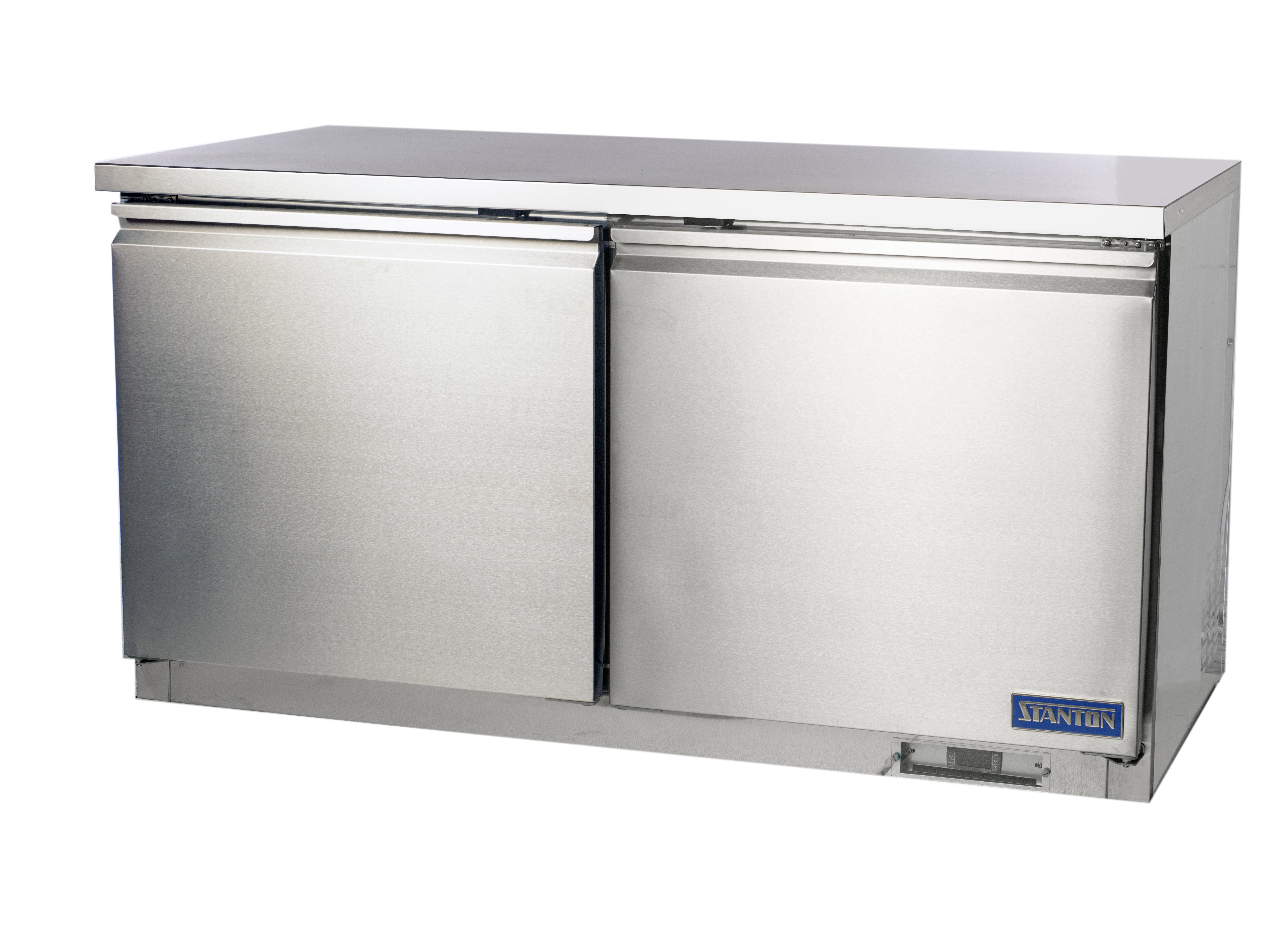 Under Counter Refrigerator Stainless Steel Interior 61"