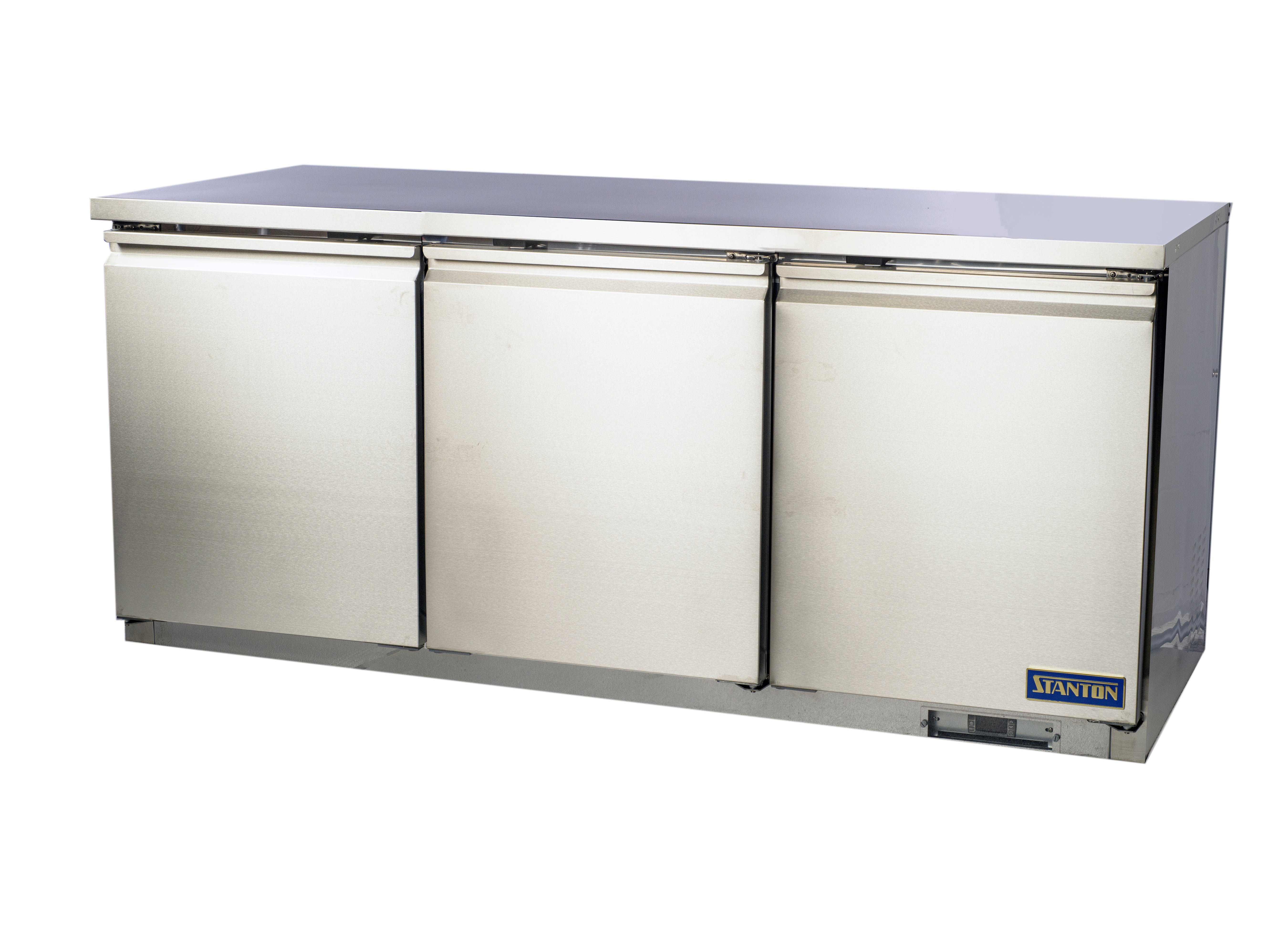 Under Counter Refrigerator Stainless Steel Interior 72"